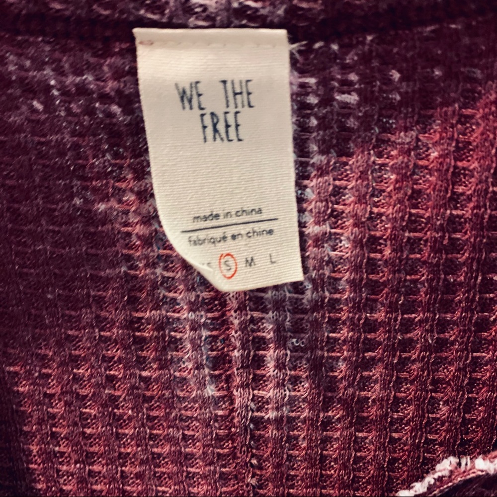 NWT Free People We The Free Dahlia Thermal - Picture 7 of 7